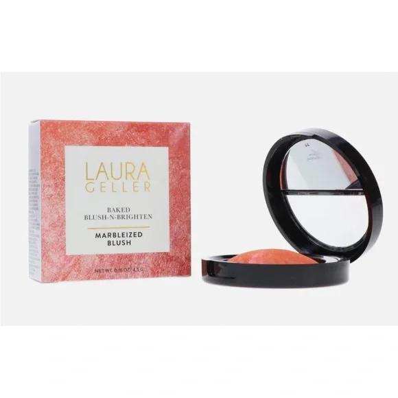 Laura Geller marbleized blush baked blush n brighten grapefruit new nib - Picture 6 of 9